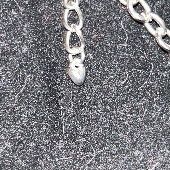 Vintage Pink and Silver chunky Crystal Necklace - Picture 6 of 6